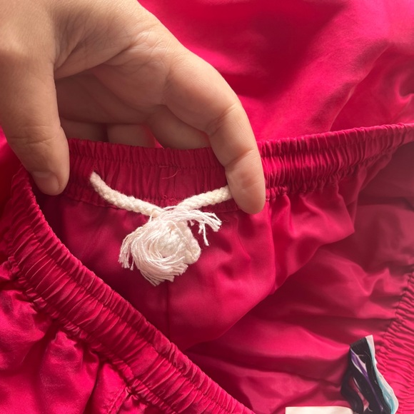 Vintage “Second Wind” Silk Fuchsia Tracksuit NWT Deadstock S - Picture 9 of 16